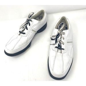 Footjoy Womens White Leather Golf Shoes Sz 8.5